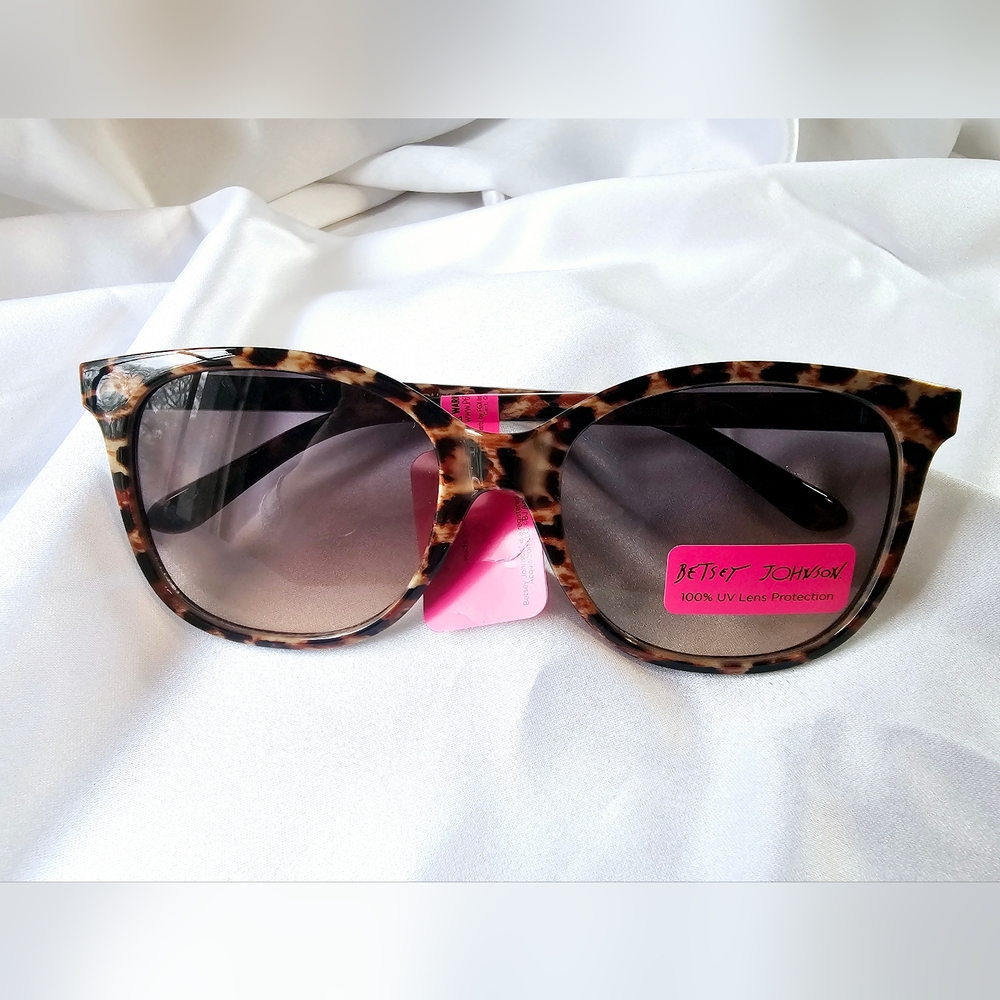 Betsey Johnson Leopard Print Sunglasses